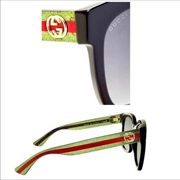 Gucci Web Sunglasses AUTHENTIC - Picture 5 of 7